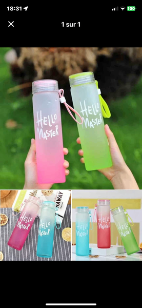Bouteille À Eau "Hello Master"