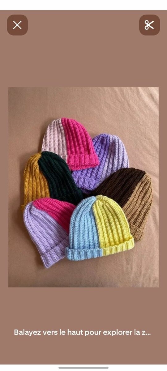 Chapeaux tendance en damier