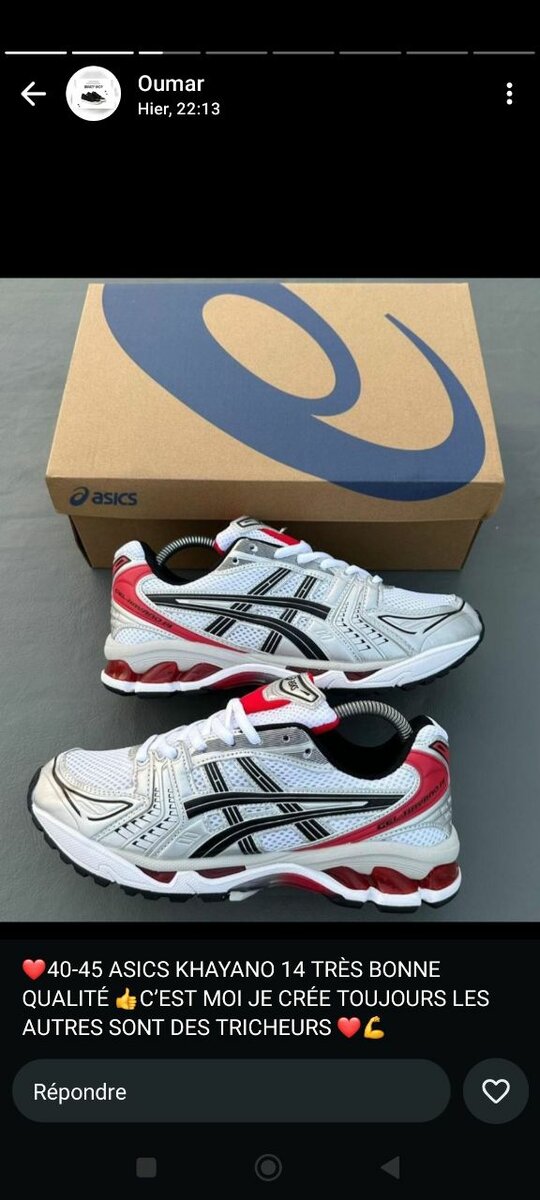 Baskets de sport confortables