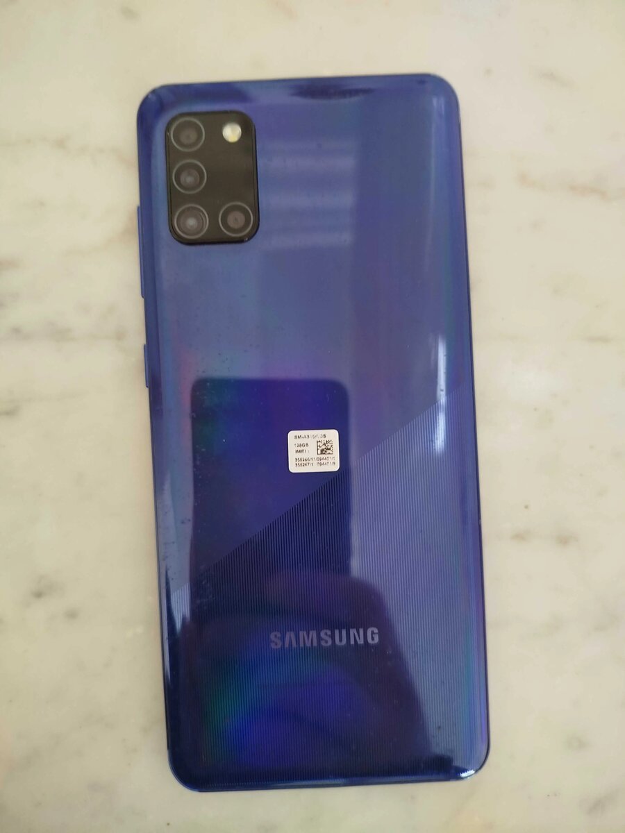 Samsung Galaxy A31 Bleu