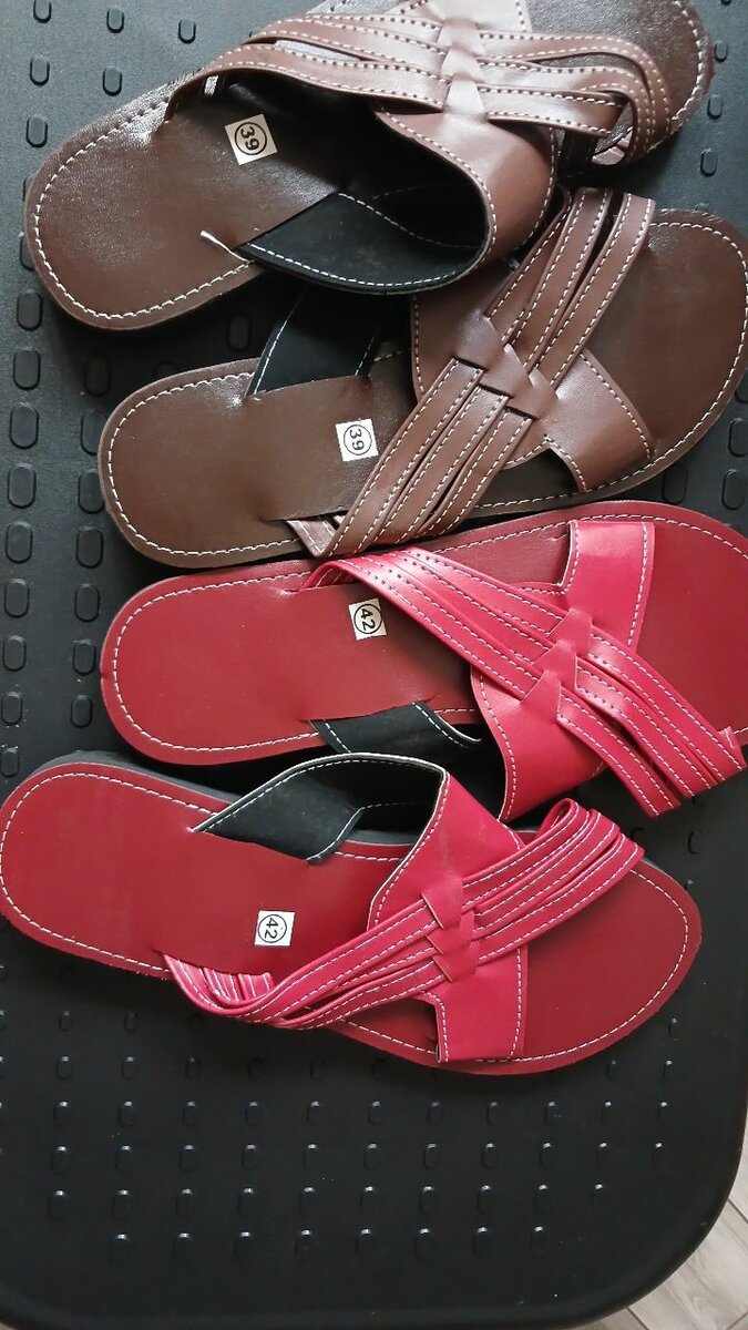 Sandales confort femme cuir