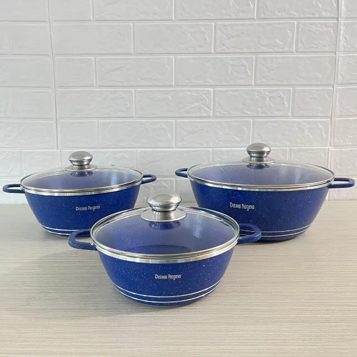 6pcs granite cookware