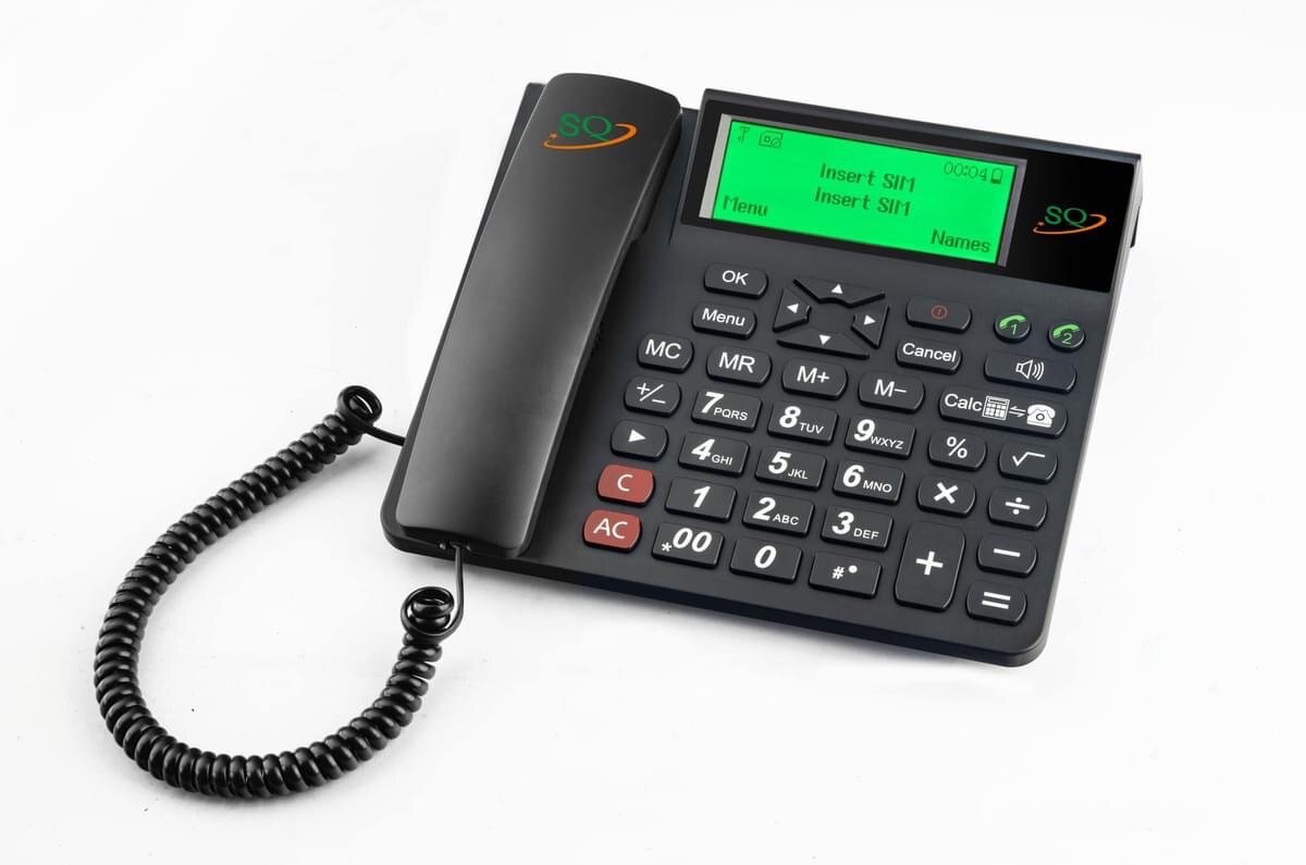 Téléphone fixe double SIM SQ