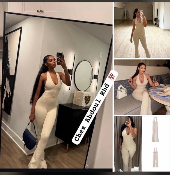 Combinaison moulante femme