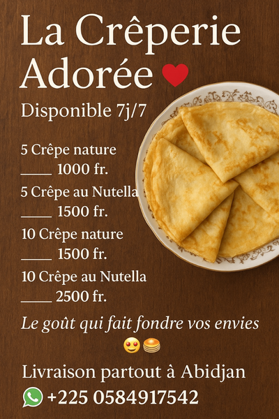 La Crêperie Adorée 