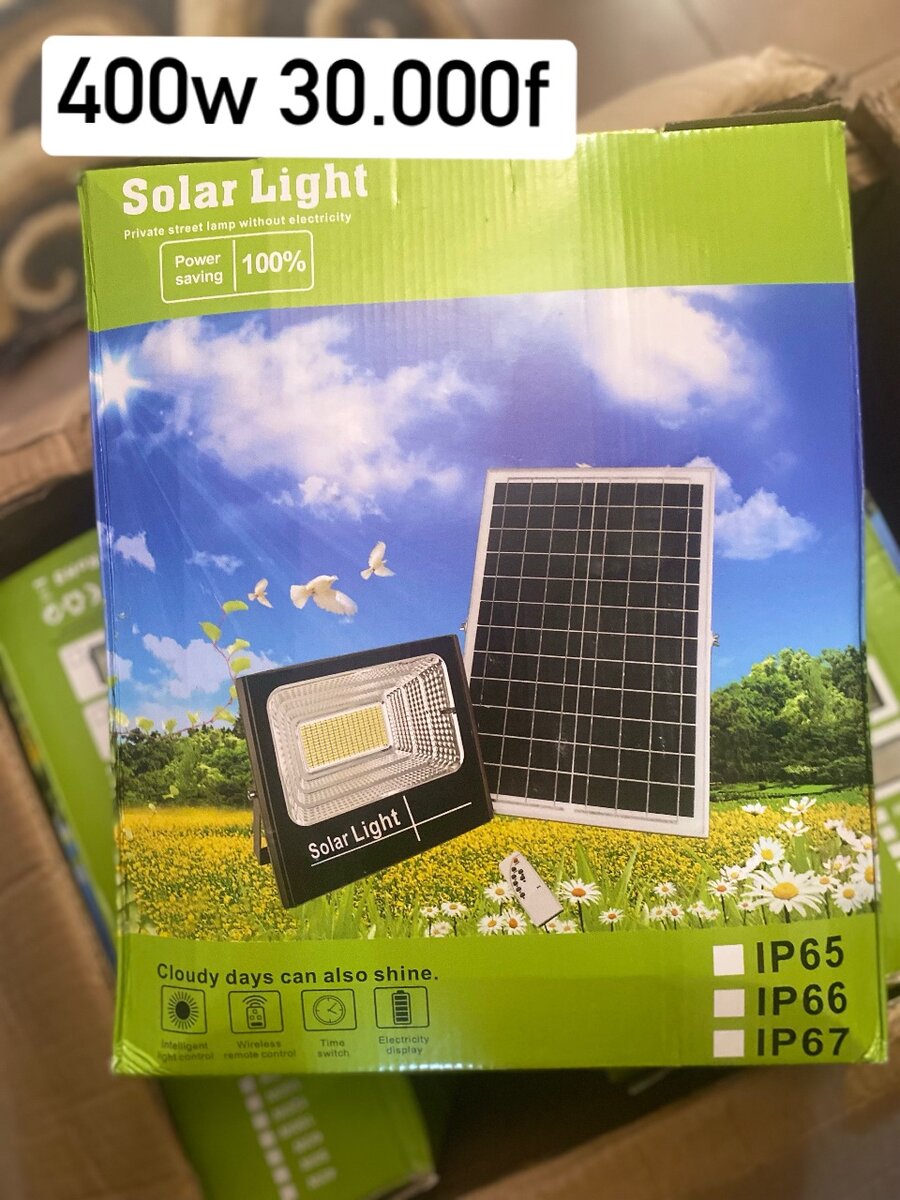 Projecteur Solaire Extérieur 400W