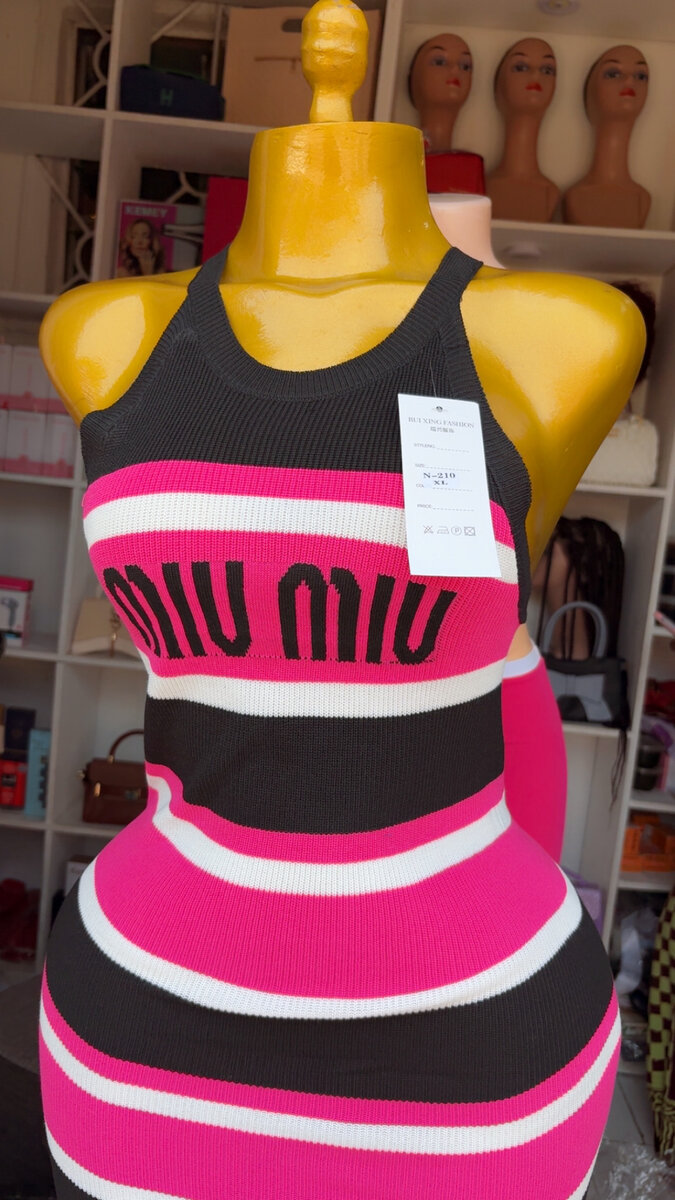 Robe rayée élégante