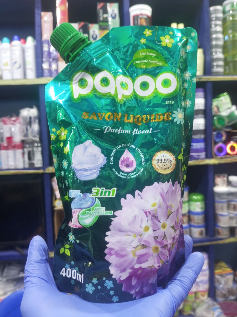 Savon liquide Papoo Lavande 400ml