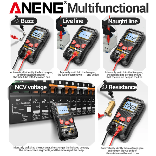 ANENG M126 Multimètre Numérique
