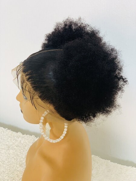 Perruque Afro Double Chignon