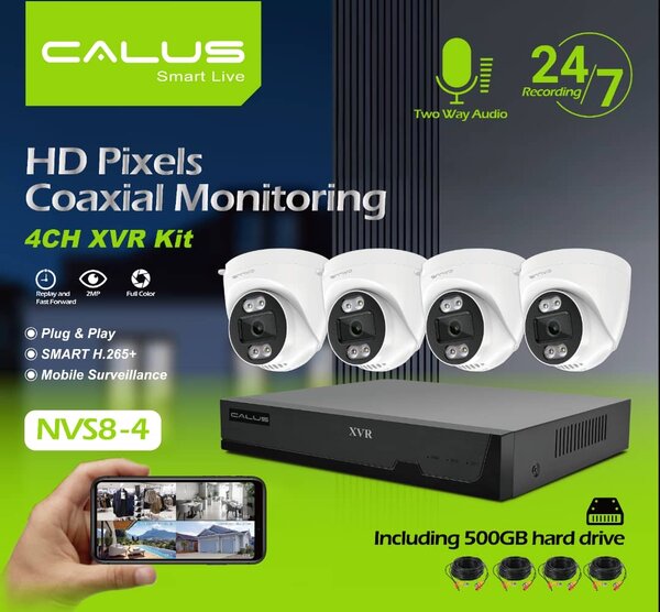 Calus Kit de Surveillance 4CH