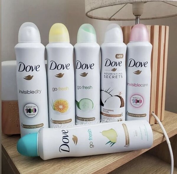 Dove body spray