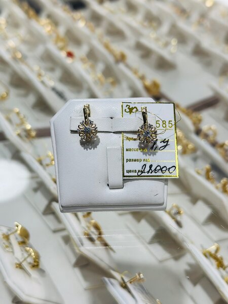Все по одинаковой цене 585 Серьги