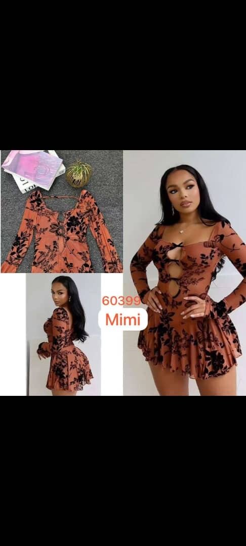 Robe Mimi à motifs floraux