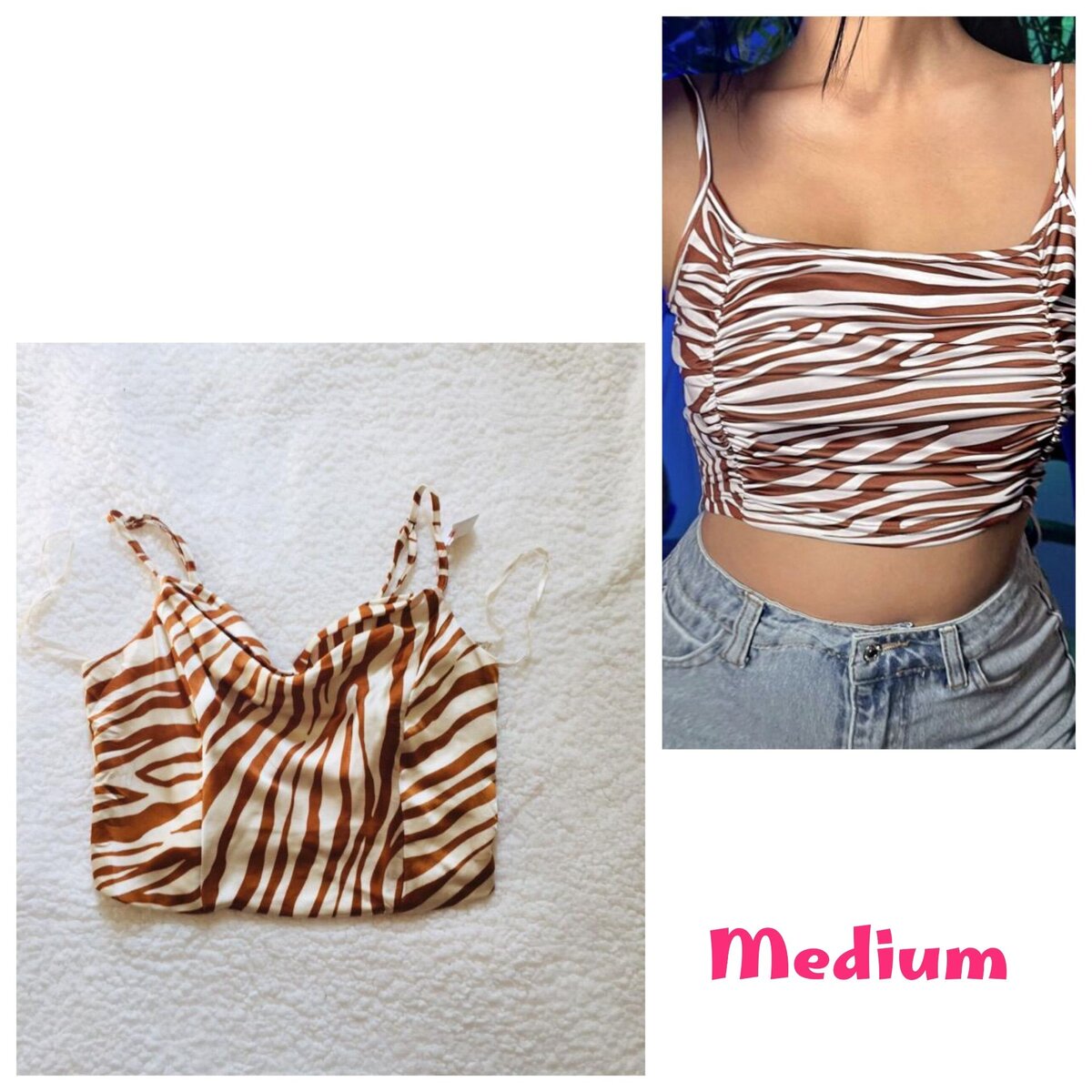Salaula crop tops and tops