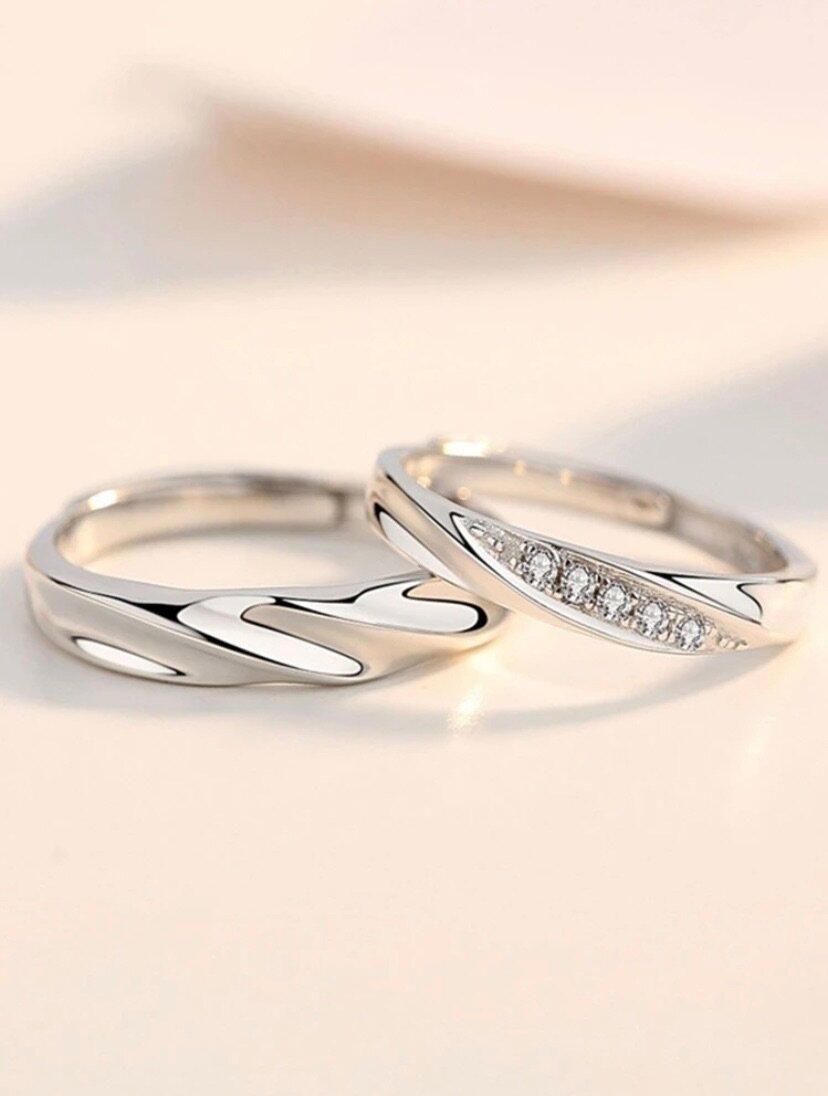 Ensemble bague pour couple