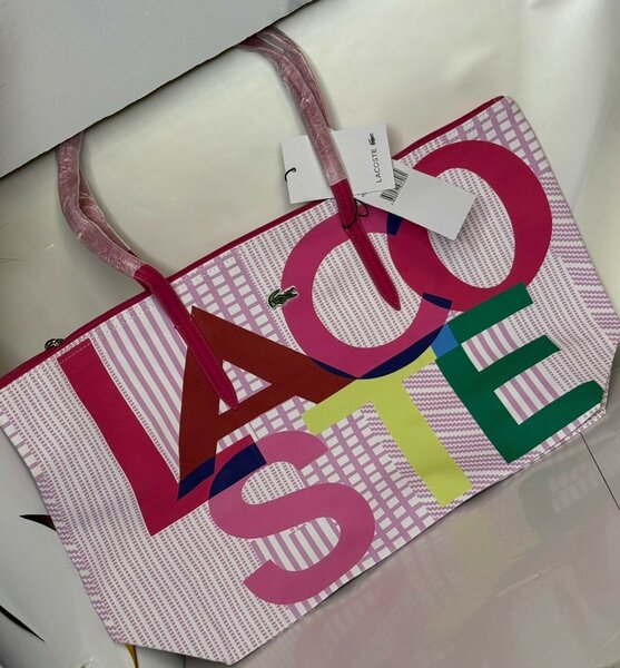 Sac cabas Lacoste coloré