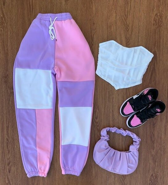 Girl top and down and all