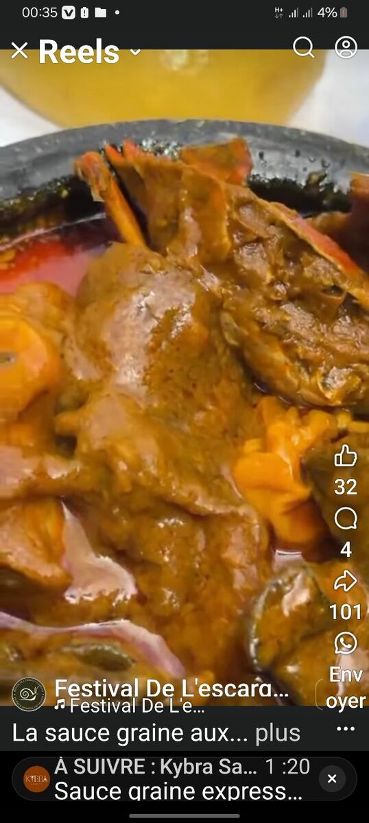 Le plat AFRICAINE
