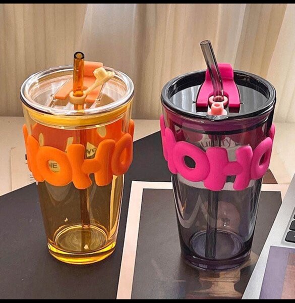 Glass bottles and tumblers