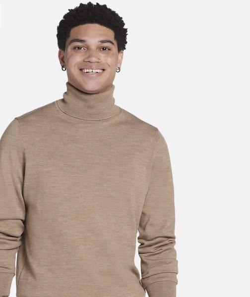 Modern Fit Merino Wool Turtleneck Sweaters