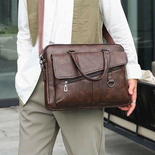 Sacoche en cuir pour hommes