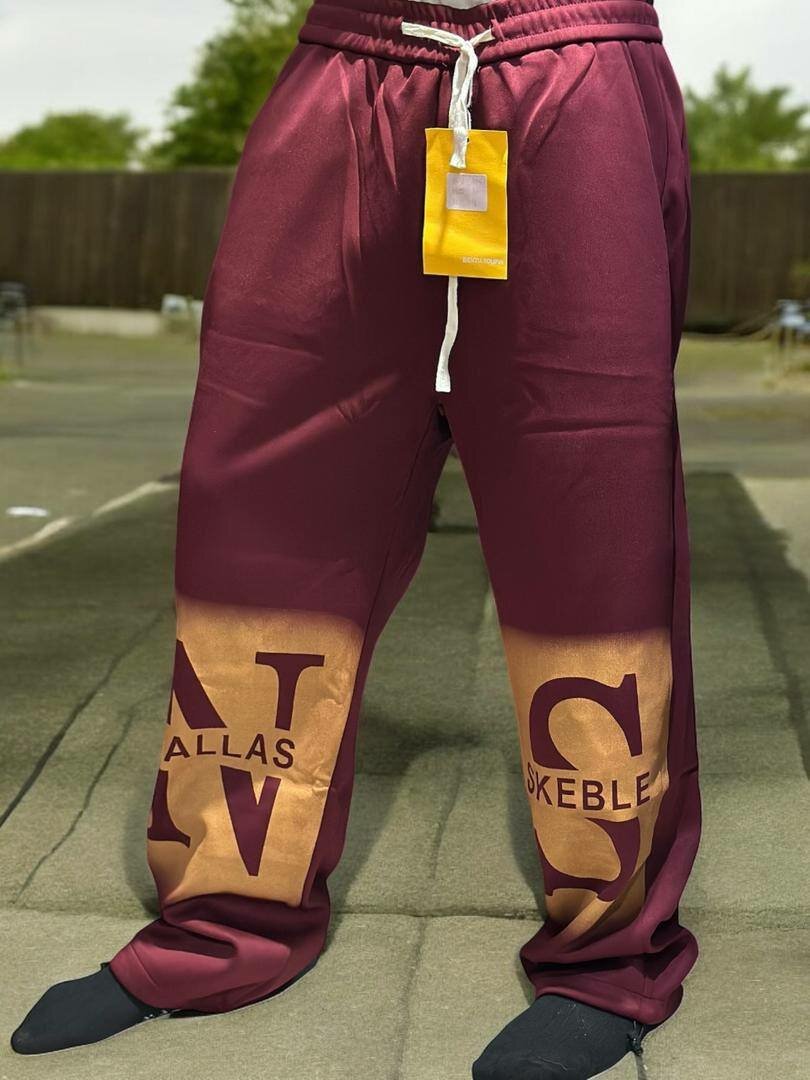 Pantalon de jogging bordeaux