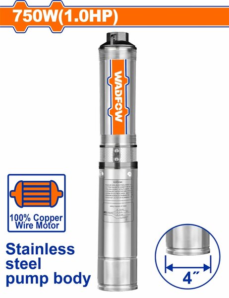 Pompe submersible 750W acier