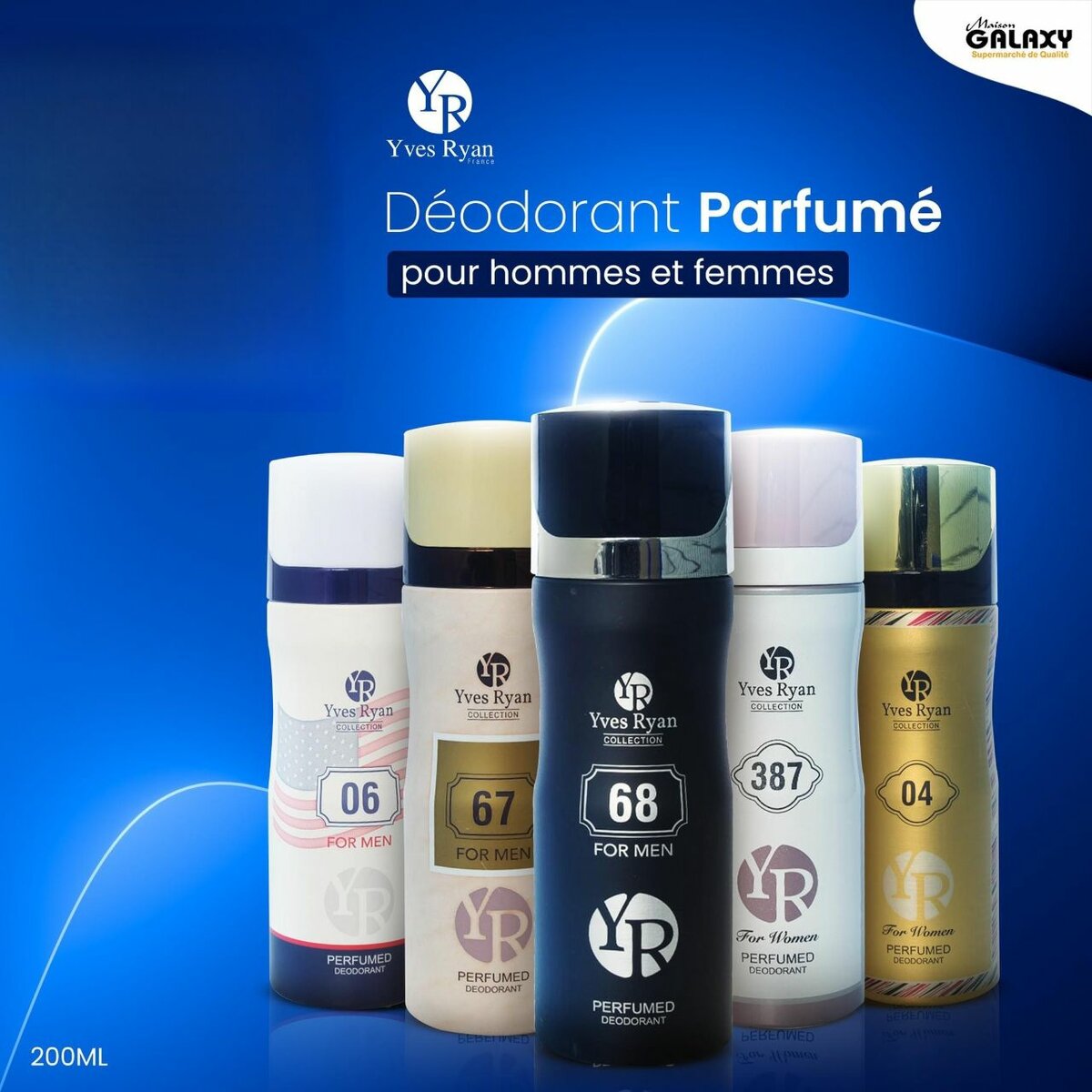 Yves Ryan Body Spray 200ml