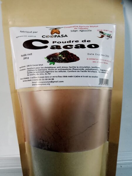 Poudre de cacao pur 200g