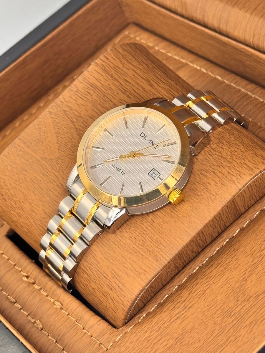 Montre Homme Bicolore Élegante