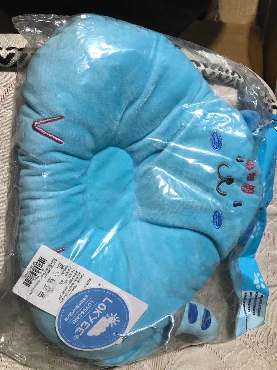 Oreiller en peluche mignon