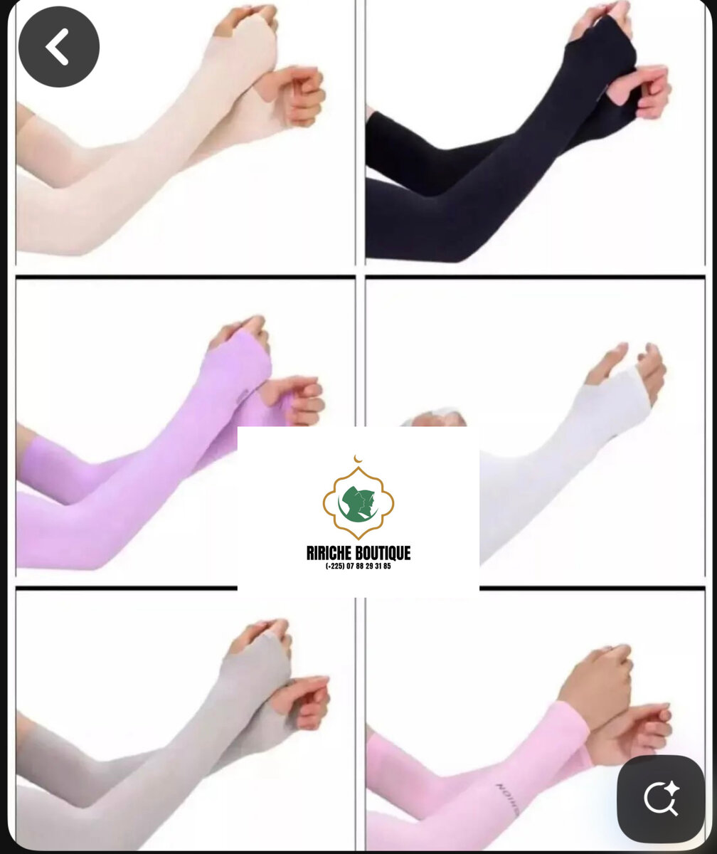 Manchettes de Protection UV