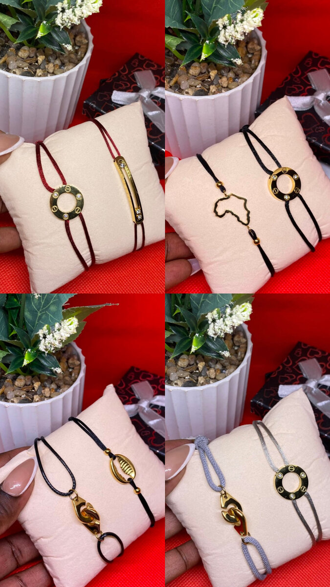 Bracelets en corde élégants