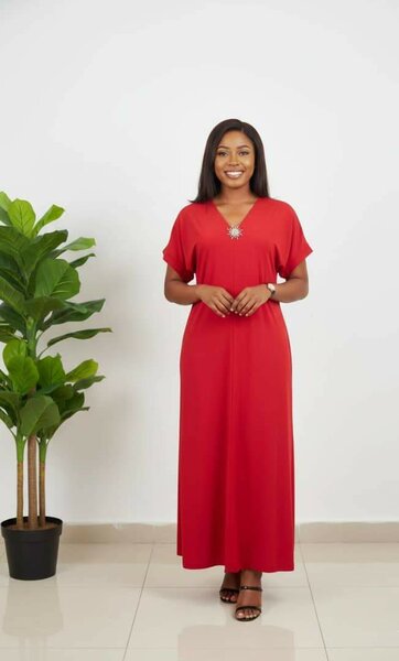 Robe longue élégante en soie