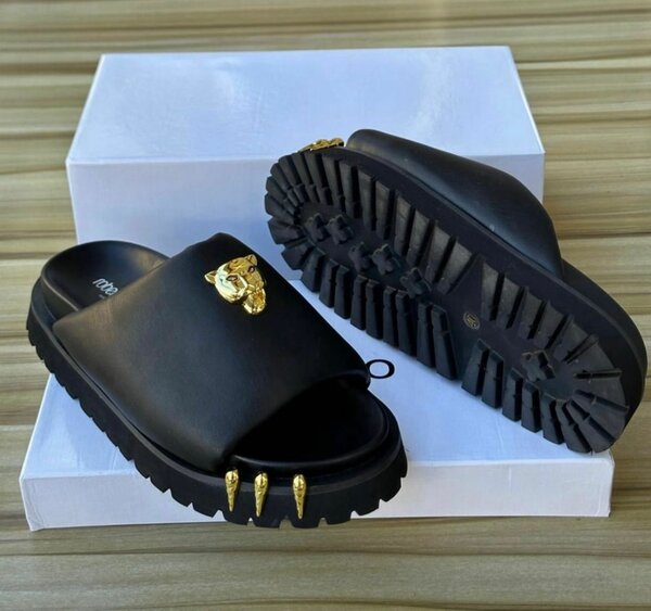 Sandales Noires Luxe Tendance