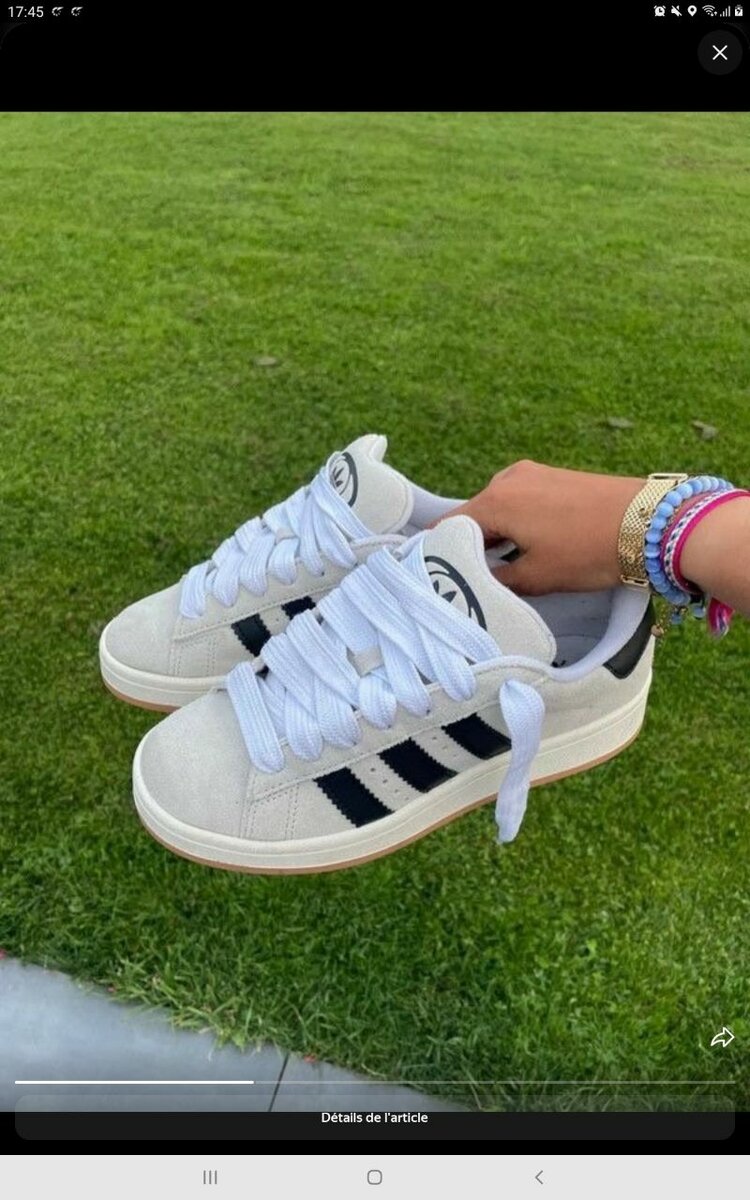 Baskets blanches tendance