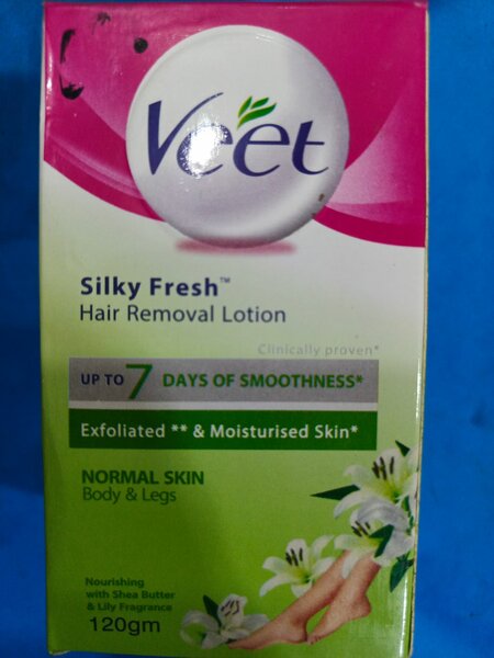 VEET Silky Hair Removal Lotion.
