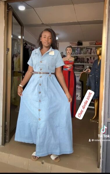 Robe en jean élégante