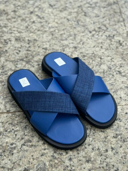 Sandales croisées en cuir