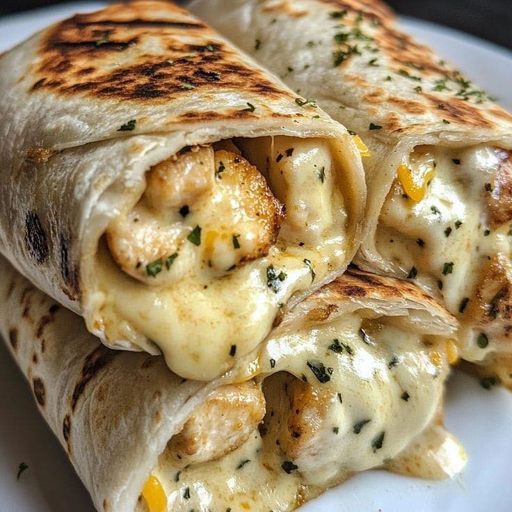 4 Crêpes creamy (aux fromages)