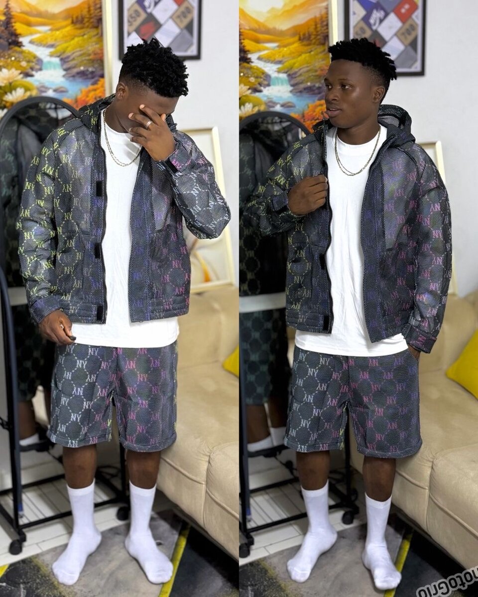 Ensemble veste et short tendance