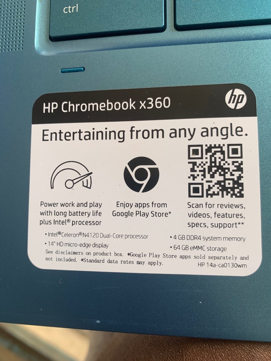 HP Chromebook x360