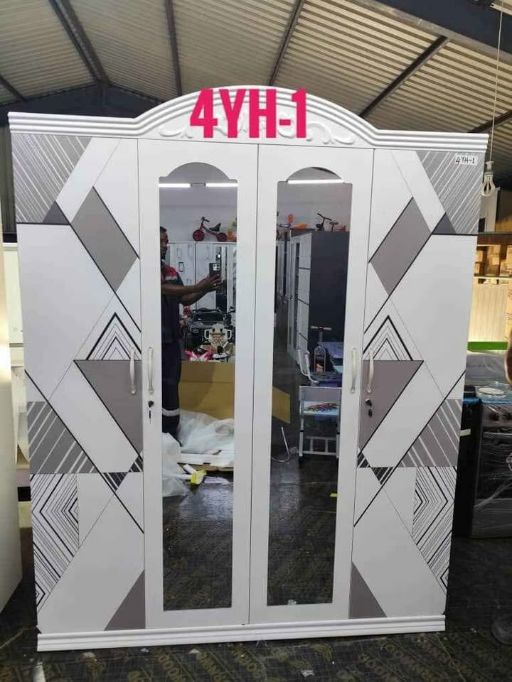 Metal wardrobe double doors 4YH-1