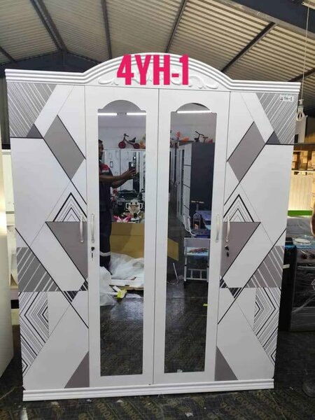 Metal wardrobe double doors 4YH-1