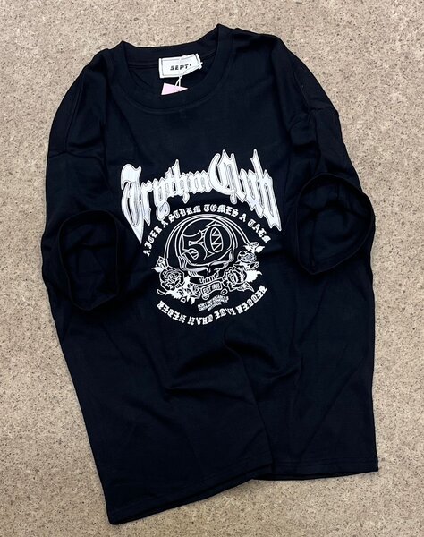 T-shirt graphique noir