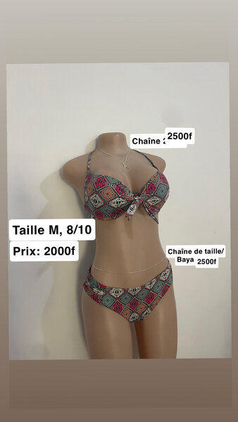 Patterned Women's Bikini Set