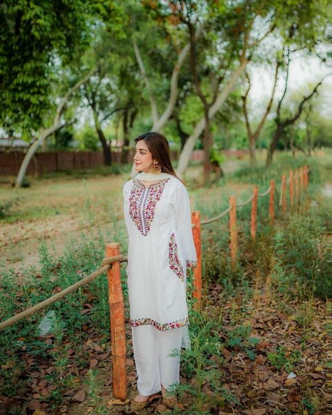 2025 ki big sale  2 pcs women's Stitched embroidery suit
