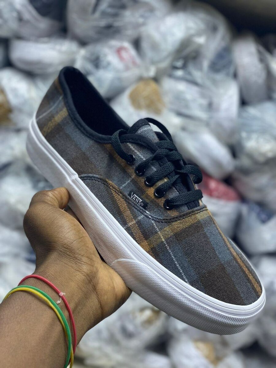 Chaussures à carreaux élégantes