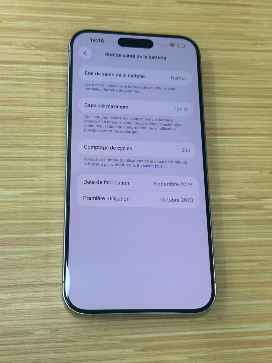 iphone 15 pro max 256Go